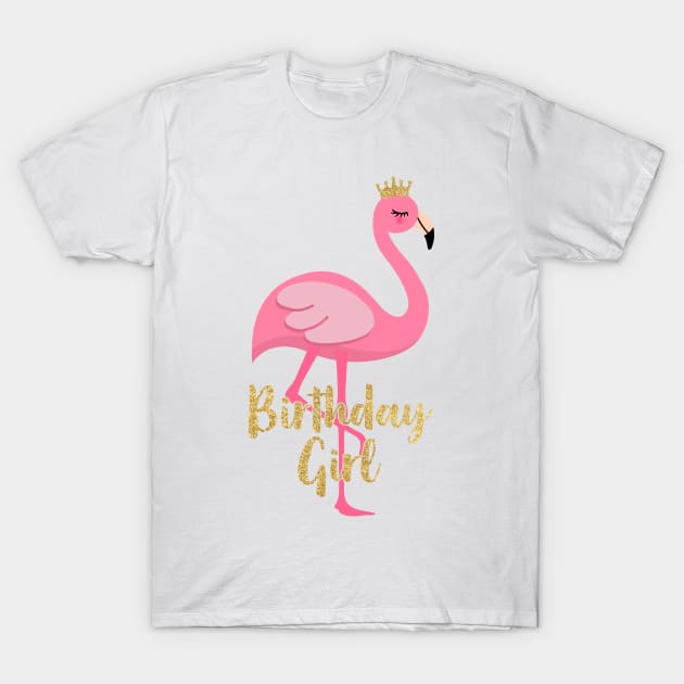 Flamingo t shirt girl online